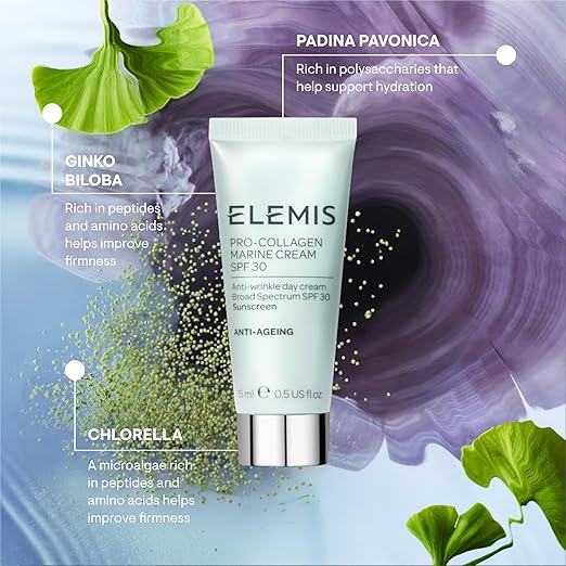ELEMIS Pro-Collagen Marine Cream SPF 30 Lightweight Anti-Wrinkle Daily Facial Moisturizer
