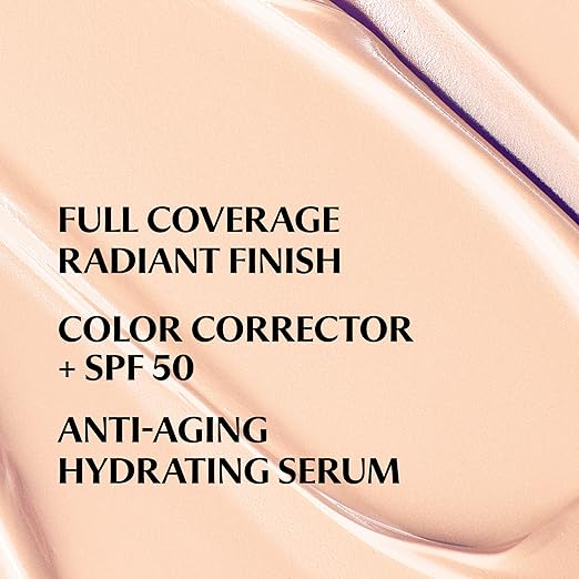 IT Cosmetics CC+ Cream Illumination - Radiant Full Coverage Foundation With SPF 50+ Color Corrector &amp Hydrating Anti-Aging Serum Hydrolyzed Collagen + Peptides Normal to Dry Skin - 1.08 fl oz