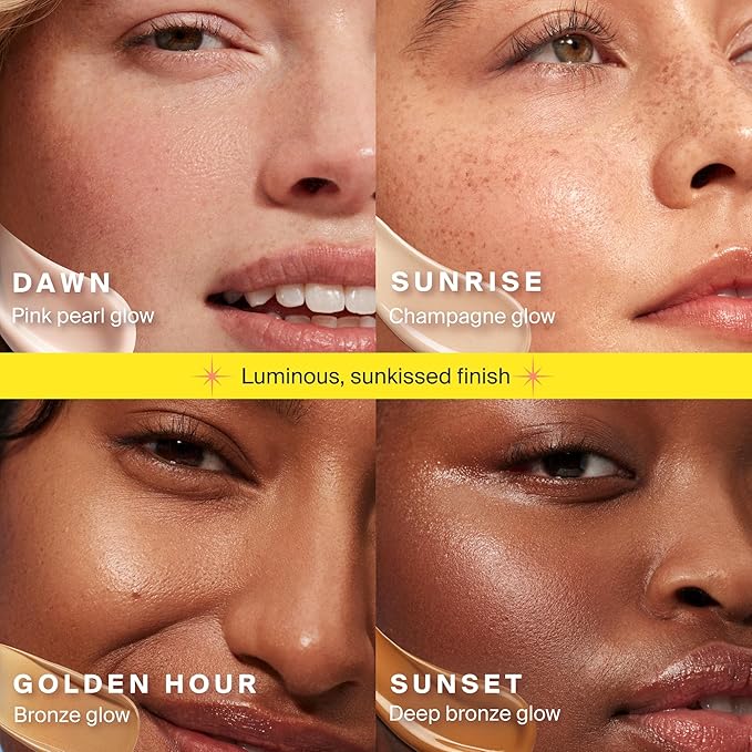 Supergoop! Glowscreen SPF 40 Sunrise (Champagne Glow) - 1.7 fl oz - Glowy Primer + Broad Spectrum Tinted Sunscreen - Helps Filter Blue Light - Hydration - Hyaluronic Acid &amp Vitamin B5