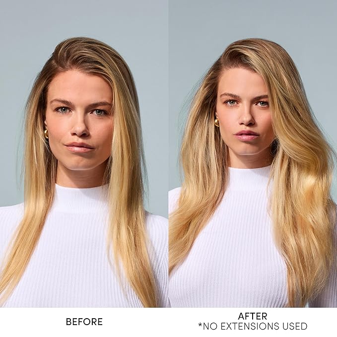 OUAI Hair Thickening Spray - Thickening &amp Volumizing Spray for Instantly Thicker Fuller-Looking Hair - Protects Strengthens &amp Repairs with Amaranth Peptide &amp Amino Acids (6 Fl Oz)