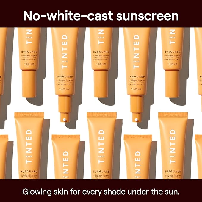 Live Tinted Hueguard® Jumbo 3-in-1 Mineral Sunscreen Moisturizer &amp Primer for Face and Body - Hydrate and Protect the Skin Year Round - SPF 30 to Protect Against UVA/UVB Rays 5 Fl Oz