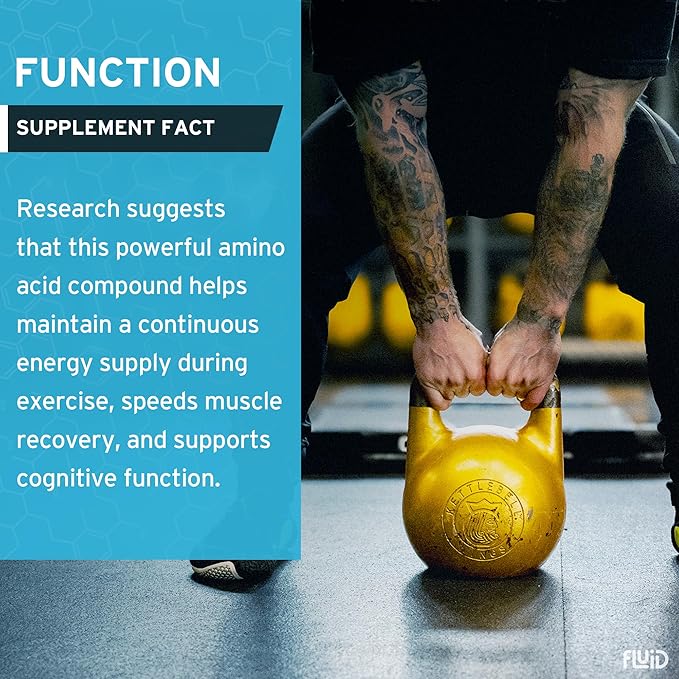 Fluid Creatine - Informed Sport Certified | 100% Creatine Monohydrate Powder | Unflavored | 5g per Serving (100 Servings)