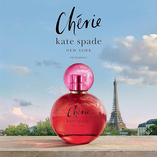 kate spade new york Cherie 3 Piece Eau de Parfum Gift Set (Eau de Parfum Spray Perfumed Body Lotion Travel Spray)