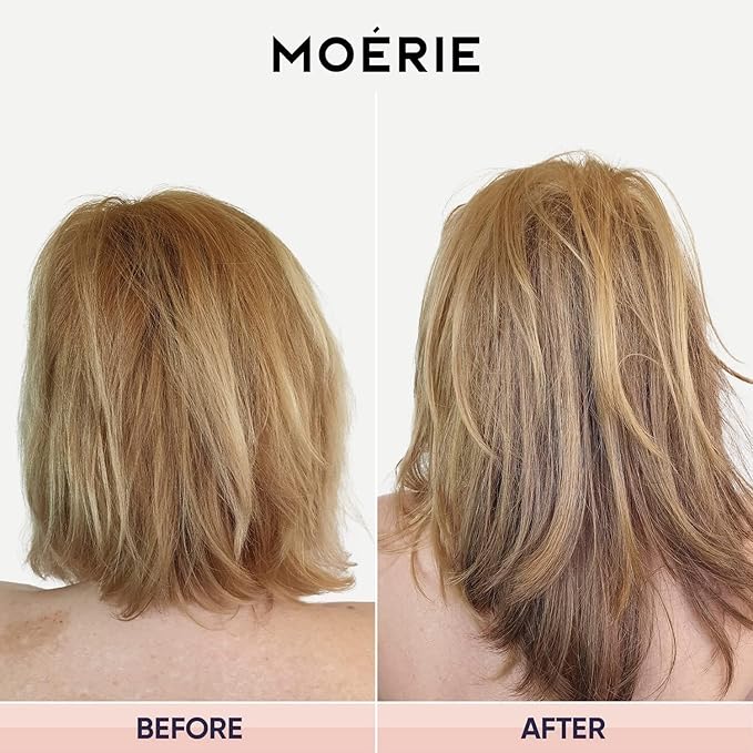 Moerie Hair Growth &amp Repair Mask - Restorative Vegan-Friendly Treatment for Longer Thicker Fuller Hair - 100ml 2 pack