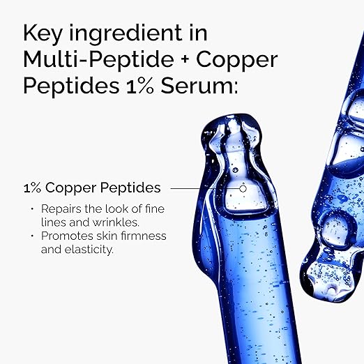 The Ordinary Multi-Peptide + Copper Peptides 1% Anti-Aging Serum for Fine Lines and Skin Elasticity