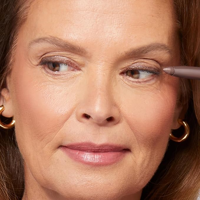 LAURA GELLER NEW YORK Kajal Longwear Kohl Eyeliner Pencil - Soft Slate Kohl - Caffeine and Vitamin E - Smooth &amp Blendable Liner - Built-In Sharpener