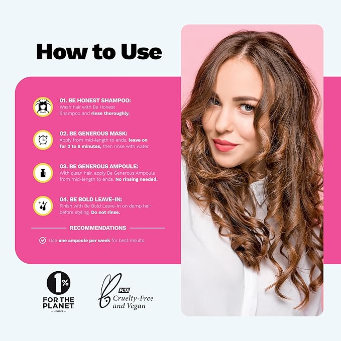 Hair Nourishment Pack SOS by GINGER MILK Vegan Hair Care Set with pH-Balanced Shampoo 8.5oz Hair Mask 8oz Leave-in 4oz &amp 2 Ampoules | Weak Hair: Nourish Shine Strength Noticeable Results Soo