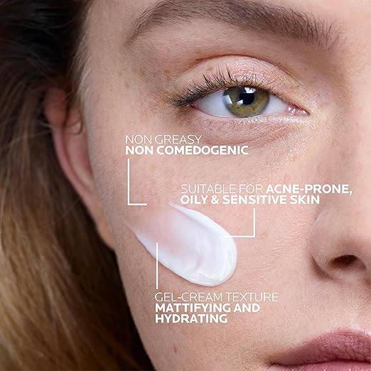 La Roche-Posay Effaclar Salicylic Acid Acne Treatment For Face Mattifying Acne Gel Cream Spot Treatment for Blackheads Whiteheads &amp Pores Prevents New Pimples Non-Greasy Sensitive Skin Safe