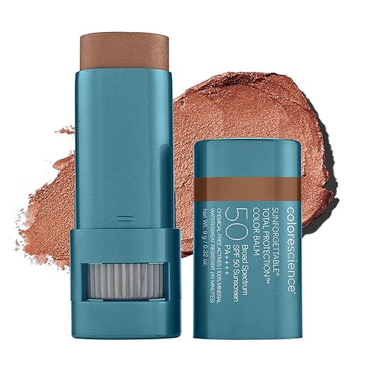 Colorescience Sunforgettable Total Protection Color Balm SPF 50 Mineral Broad Spectrum Buildable Lip &amp Cheek Color