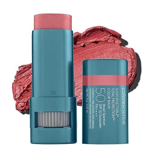 Colorescience Sunforgettable Total Protection Color Balm SPF 50 Mineral Broad Spectrum Buildable Lip &amp Cheek Color