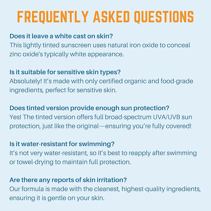 Waxhead Tinted Mineral Sunscreen for Face ? Sheer Glow BB Cream Moisturizer with SPF?31 Non-Nano Zinc Oxide Unscented Non?Comedogenic Mineral Facial Sunscreen Wear under Makeup (Medium Tint 4oz)