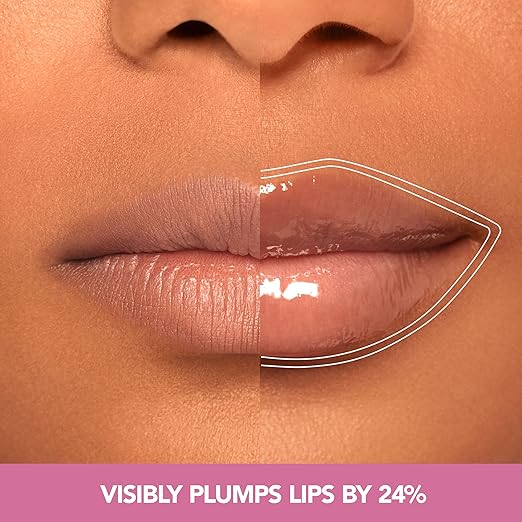 BUXOM Power-Full Plumping Lip Balm Tinted Lip Balm Plumper Enhancing Lip Moisturizer Hydrating &amp Smoothing Peptide Lip Treatment Cruelty-Free