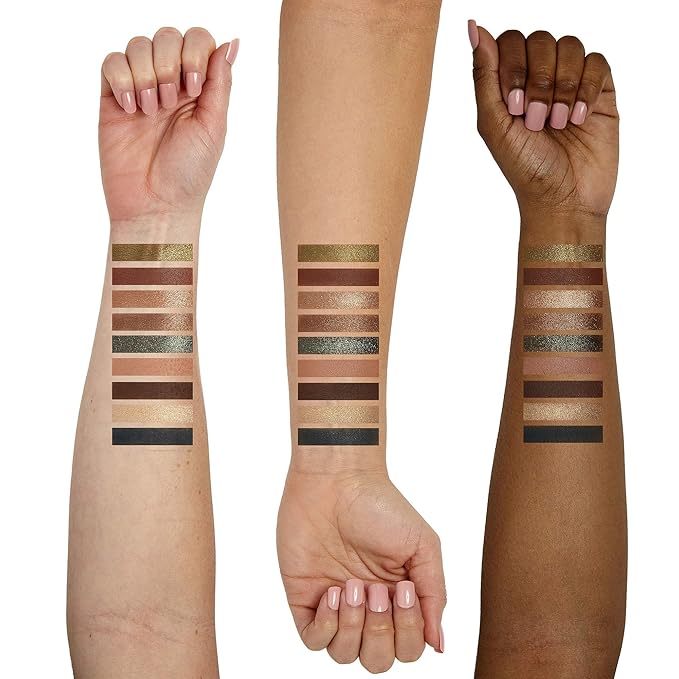 Sigma Beauty On-the-Go Eyeshadow Palette - Ivy - 9 Bold Eyeshadow Shades in Matte Shimmer and Metalic Finishes - Highly Pigmented Vegan Eye Makeup Palette - Clean Beauty Products