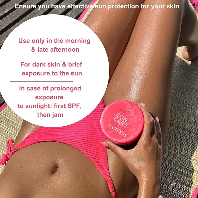 Sun Care Marmelada Tanning Accelerator | For Quick and Intense Tan | with 100% Organic Coconut Oil Karit? and Cocoa Butter | Silicone-Free | Vegan (Express)