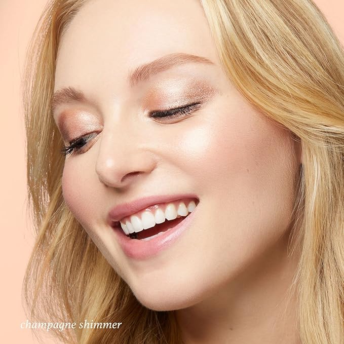 Julep Eyeshadow 101 Cr?me-to-Powder Waterproof Eyeshadow Stick Duo ? Long-Lasting Crease-Proof Easy Apply with Built-in Smudger - Champagne Shimmer and Pearl Shimmer