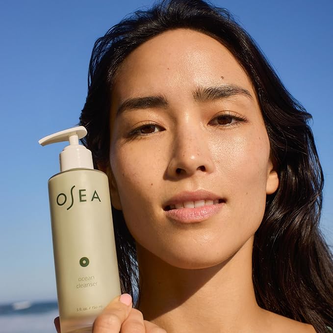 OSEA Ocean Cleanser 5 oz - Nourishing Facial Cleansing Gel - Mineral-Rich Face Wash - Gentle Face Cleanser - Clean Beauty Skincare - Vegan &amp Cruelty-Free Facial Wash
