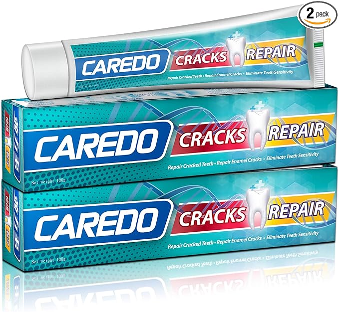 Healing Teeth Crack Toothpaste The ONLY Toothpaste Repairing Cracked Teeth Enamel Cracks Cure Tooth Sensitivity Remove Pigment in Crack 100g 2 Counts As Mother's Day Gift