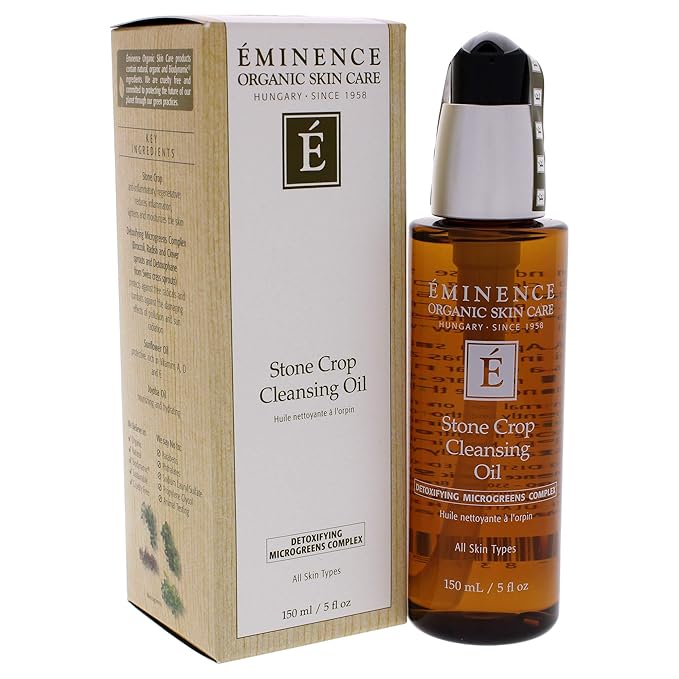 Eminence Organic Skincare Stone Crop Cleansing Oil Multi Unscented 5 Fl Oz