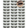 Wholesale Lashes 3D Faux Mink Eyelash Bulk 18mm Handmade Reusable Eye Lash Dramatic Fluffy False Lash with Glitter Portable Packing (Flufy 30 pairs - MK22)