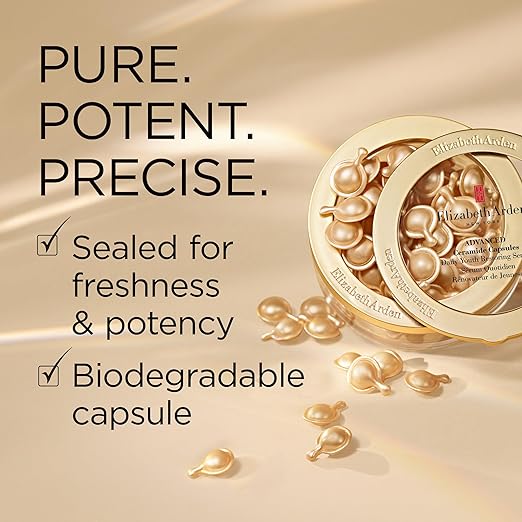 Elizabeth Arden Advanced Ceramide Face Serum Capsules Anti-Aging Skincare Gift for Women Fragrance-Free Hydrating Formula for Radiant Firm Skin