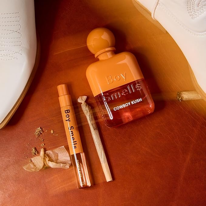 Boy Smells Cowboy Kush ? Eau de Parfum - Long Lasting Perfume with Patchouli Scent ? Spicy Aromatic Fragrance with Leather &amp Hazelnut Notes ? 50 ml