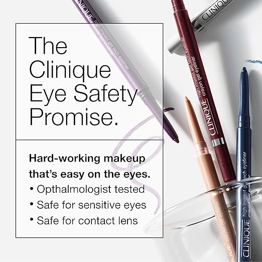 Clinique High Impact Gel Tech Eyeliner | Waterproof Smudge Resistant + Safe For Sensitive Eyes