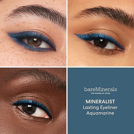 bareMinerals Mineralist Lasting Eyeliner Mineral-Based Waterproof Eyeliner Long-Lasting Color Smudge-Proof Transfer-Proof Retractable Vegan