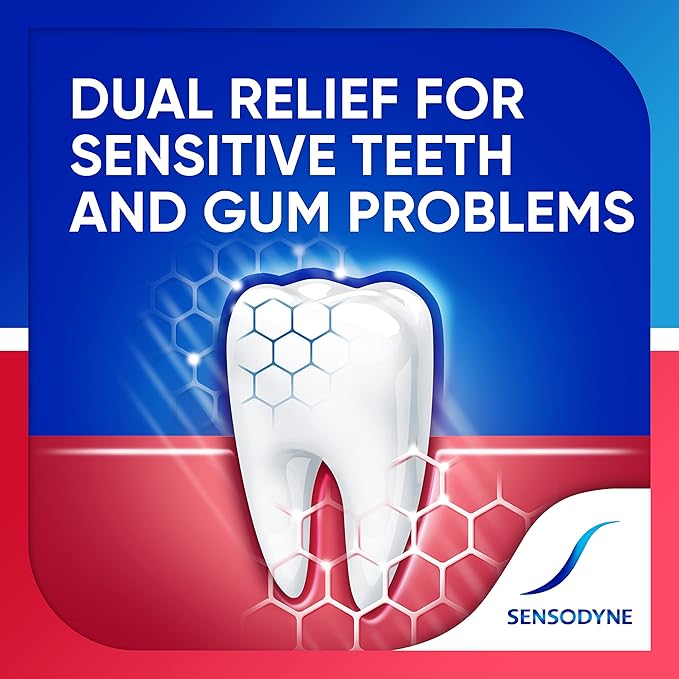 Sensodyne Sensitivity &amp Gum Sensitive Toothpaste for Gingivitis Sensitive Teeth Treatment Clean &amp Fresh - 3.4 oz (pack of 4)