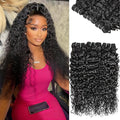 12A Human Hair Bundles Water Wave Bundles Human Hair3 Bundles 26 28 30 Inch Triple Lifespan Virgin Remy Hair100% Unprocessed Brazilian Virgin HairWeft Wet and Wavy Extensions for Black Women