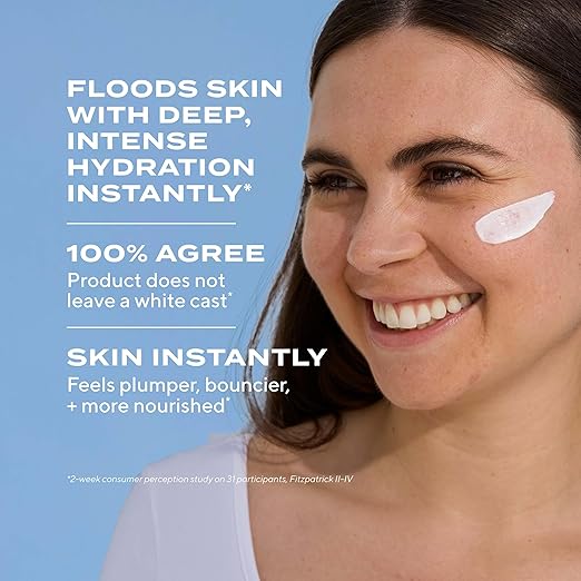 Murad Superactive Hydrating Moisturizer SPF 50 - Dewy Hydration Facial Suncreen Supercharged with Hyaluronic Acid For Plump and Bouncy Skin - 1.7FL Oz