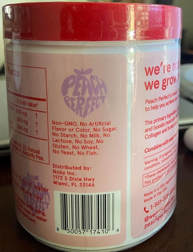 Peach Perfect Creatine Blend for Women ? Micronized Creatine Monohydrate with BCAA &amp Collagen for Glute Strength Support ? Strawberry Acai ? 30 Servings