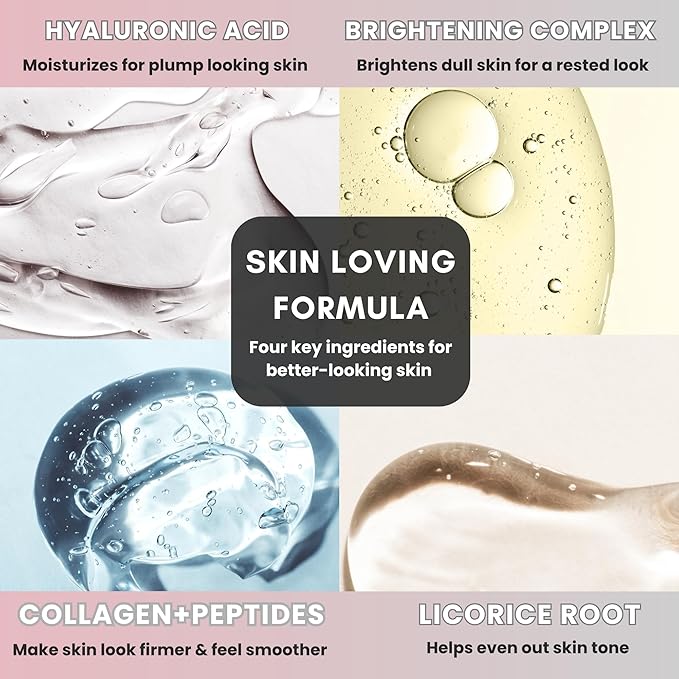 Glov Beauty Micro Infusion System for Face &amp Lips ? 0.25mm 24k Gold Cosmetic Facial Stamp with Hyaluronic Acid Collagen Peptides &amp Licorice Root Serum Ampoules (2x Infusion Application 6x Se