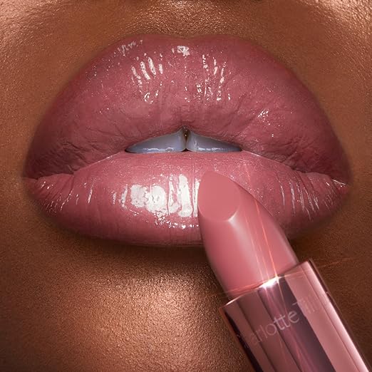 Charlotte Tilbury K.I.S.S.I.N.G Lipstick - Moisturizing &amp Hydrating Lipstick with Light-Diffusing Pigments for a Luminous Finish &amp Fuller-Looking Lips