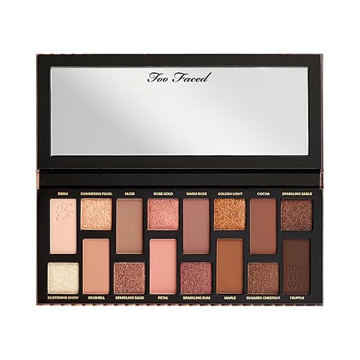 Too Faced Born This Way The Natural Nudes Eye Shadow Palette | High Pigment + Shimmer 0.42 Ounce