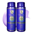 Robson Peluquero Blue Toning Kit | Hair Toner Gloss + Shampoo | Icy Platinum Ash &amp Silver Blonde for Brassy Hair Bleached Highlights Neutralizes Orange &amp Copper Tones - 2x10.1 Fl Oz