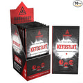 KetoStart+ | Exogenous Ketones Powder with Electrolytes for Energy Strength &amp Focus | with Caffeine | Raspberry Lemonade Flavor Electrolyte Powder (10x Ketones Drink Mix Packets)