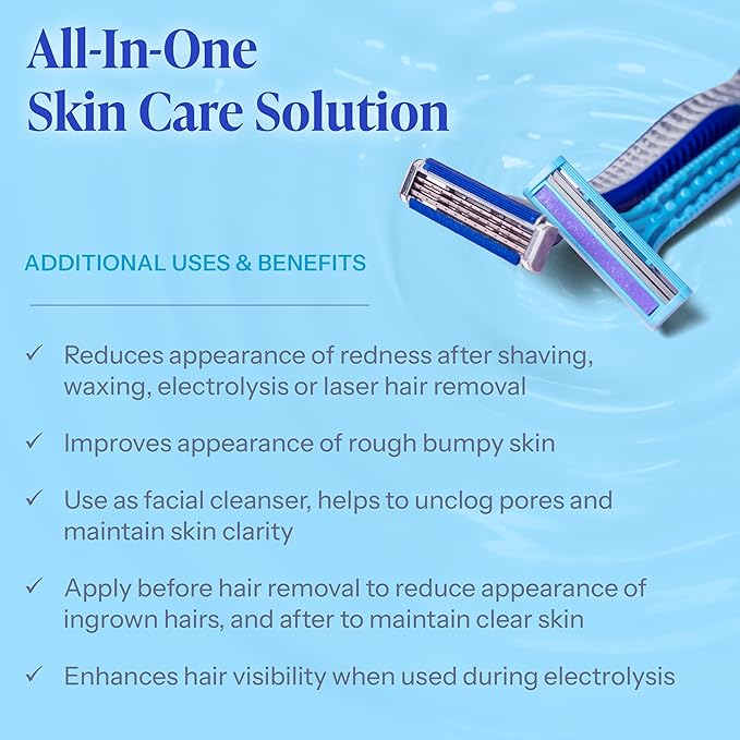 Tend Skin Solution for Unsightly Razor Bumps Ingrown Hair and Razor Burns Post Shaving and Waxing Toner for Men and Women Made in USA 8 Oz