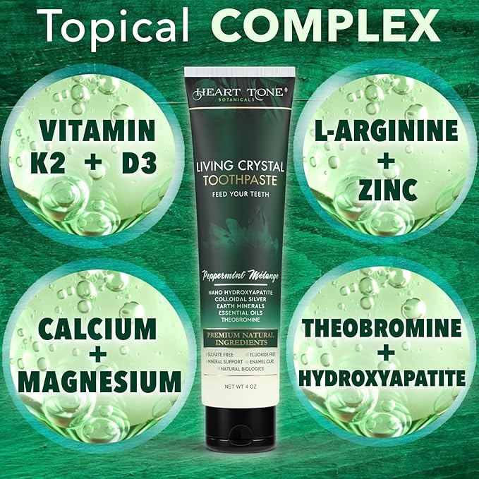 Oral Care Set | Natural Toothpaste Oil Pull &amp Mouthwash | Radiant Smile | Fluoride-Free &amp Clean Ingredients | Mineral Complex | Natural Enamel Care | Botanical Plant Based