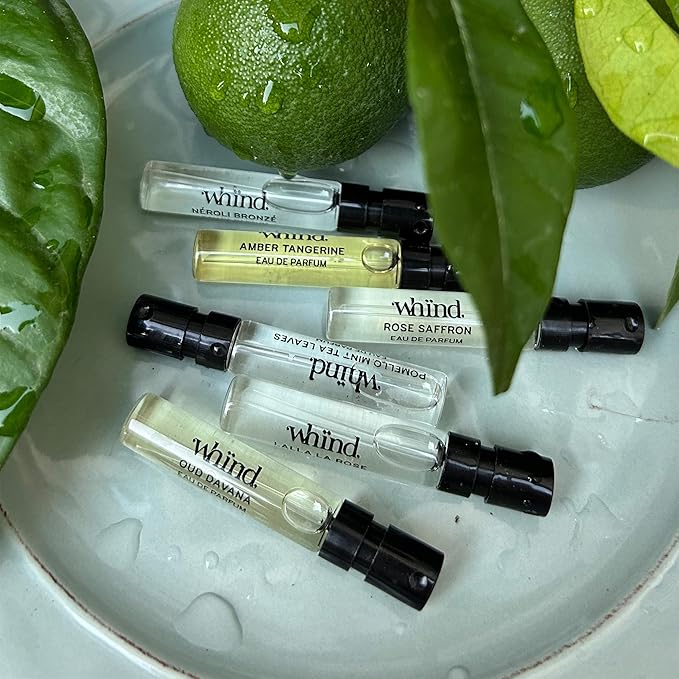 House of whind Fragrance Discovery Set ? Perfume Sampler Set with 6 Unique &amp Elegant Mini 2 ml Scents