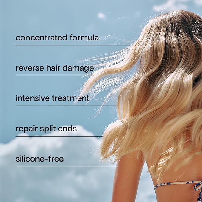 BONDIBOOST Rapid Repair Bond Builder + Leave-In Hair Treatment for Dry Damaged Hair [3.38 fl oz] Strengthens &amp Restores + Advanced Hair Repair Solution for Healthier &amp Shinier Results