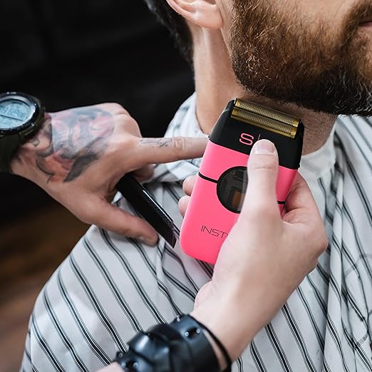 StyleCraft Instinct Metal Cordless Double Foil Shaver with IN2 Vector Motor Intuitive Torque Control USB-C Rechargeable