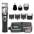 Wahl USA Rechargeable Lithium Ion All in One Beard Trimmer for Men with Detail and Ear &amp Nose Hair Trimmer Attachment ? Model 9854-600B