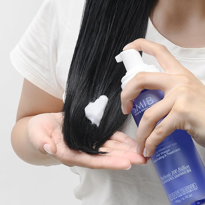 SMIB Lactobio Hair Vinegar ? Deep Cleansing Scalp Treatment with Apple Vinegar Removes Sebum &amp Impurities Reduces Scalp Odor Improves Scalp Health 190g