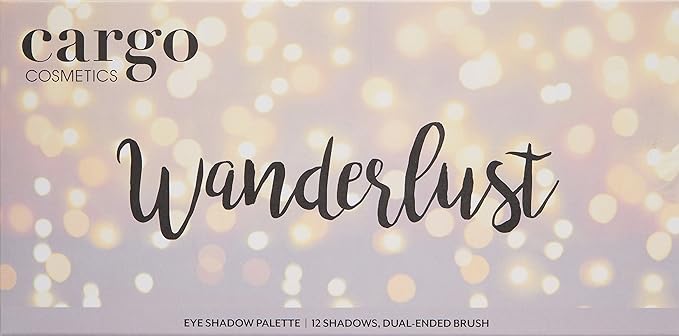 Cargo Cosmetics - High Pigment Eyeshadow Palette Smudge-Proof Transfer-Proof Longwear Crease-Proof Wanderlust