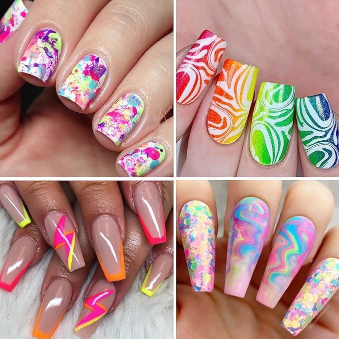 12 Color 3D Nail Art Pens Set Kalolary Nail Point Graffiti Dotting Pen Drawing Painting Liner Brush for DIY Nail Art Beauty Adorn Manicure Tools