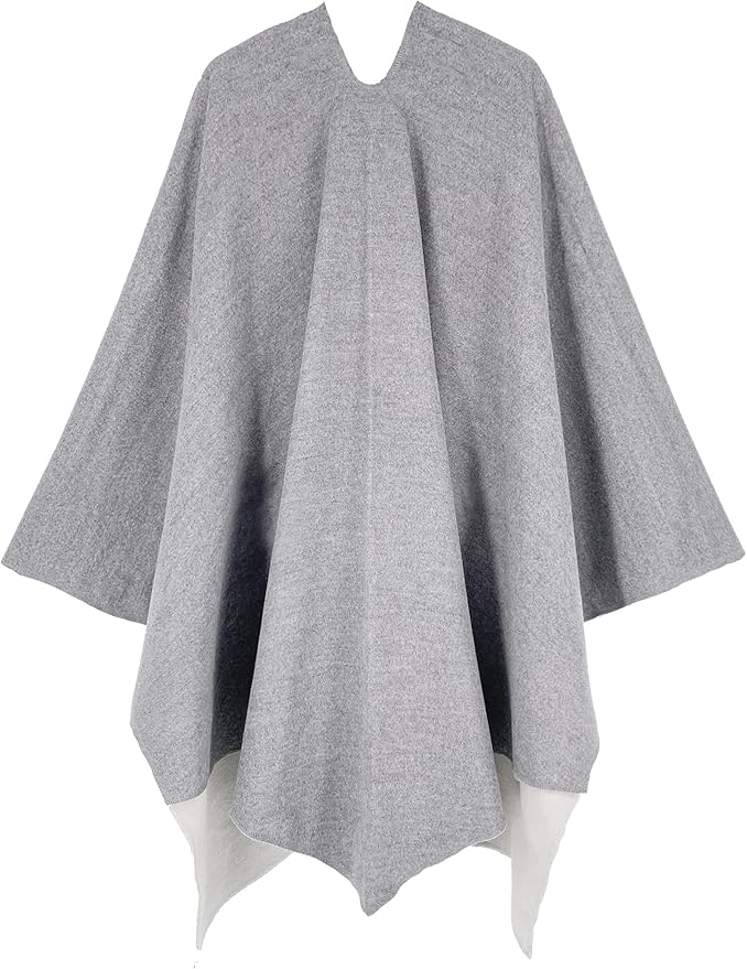 Moss Rose Women's Shawl Wrap Poncho Ruana Cape Open Front Cardigan Shawls for Fall Winter
