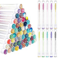 200 Pieces Mascara Wand Tube Set 100 Pcs Lash Spoolies for Eyelash Extensions 100 Pcs Diamond Empty Mascara Brush Disposable Colorful Eyebrow Applicator Makeup Tool Mix Color (Lovely)