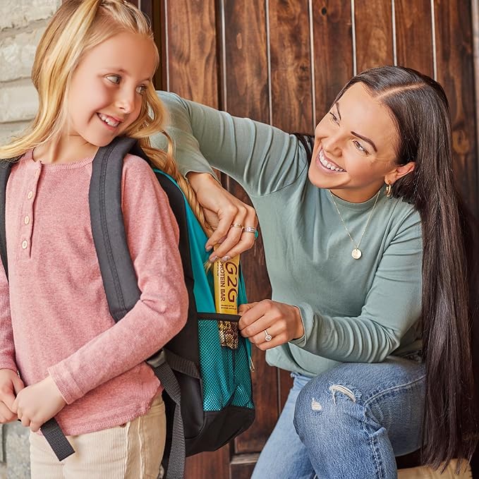 G2G Protein Bar Peanut Butter Banana Chocolate Healthy Snack Delicious Meal Replacement Gluten-Free Clean Ingredients Refrigerated for Freshness 24 Count (3 Packs of 8)