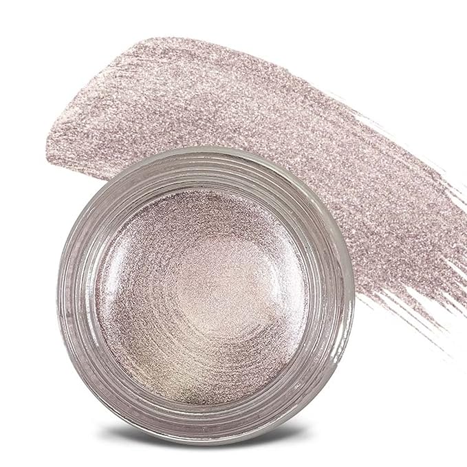Mommy Makeup Any Wear Creme Eyeshadow - Waterproof Crease-Proof Long Lasting High Pigment Oil-free - Cream to Powder for Eyes Cheeks &amp Lips (Crystal)